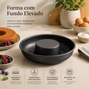 Ver imagem 2 de Forma para Bolo 24cm Brasil em Alumínio com Revestimento Interno e Externo Tramontina