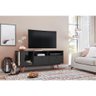 Rack Retro TV até 55 polegadas Arranhador Pet Angora Preto Ac/Preto Ac - 5