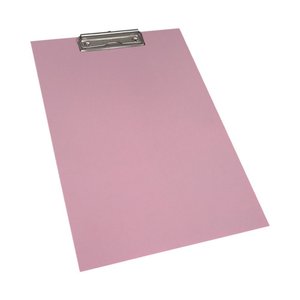 Prancheta A4 Mdf com Oficio Prendedor Eficiente de Metal Stalo:rosa