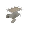 Carrinho Bar em Aço com Bandeja Otto - 2