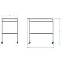 Ver imagem 3 de Carrinho Bar em Aço com Rodízio Sonyc