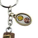 Ver imagem 3 de Chaveiro Cruz Medalha de São Bento Madeira 7 Cm