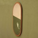Ver imagem 1 de Espelho Decorativo Oval 75x40 cm em MDF