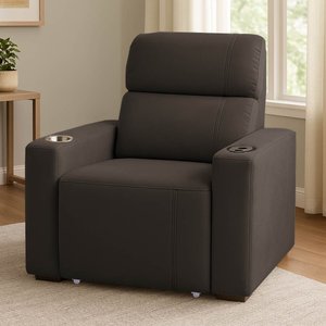 Cadeira do Papai Ocean Retratil Reclinavel Porta Copo Usb Marrom