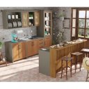 Ver imagem 1 de Cozinha 8 Peças Camponesa Ripado Gourmet 100% MDF