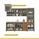 Ver imagem 2 de Cozinha 8 Peças Camponesa Ripado Gourmet 100% MDF