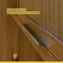 Ver imagem 7 de Cozinha 3 Peças Loft Gourmet Ripado Imperatriz 100% MDF Marrom/Freijó/Offwhite