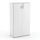 Ver imagem 6 de Armário Multiuso Alto para Escritório 2 Portas Branco