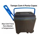 Ver imagem 6 de Caixa Térmica Cooler 34 L com Roda Pesca Camping Praia Antar