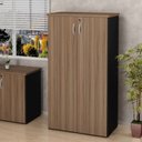 Ver imagem 1 de Armário Multiuso Alto Para Escritório 2 Portas