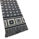 Ver imagem 3 de Xale Manta Sofá Protetora Decorativa Luxo Dupla Face Jacquard 1,40x1,70m Cairo Azul Marinho