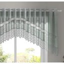 Ver imagem 4 de Cortina Renda Cozinha Cascata 3,00 M X 1,00 Alt Rose: Pistache