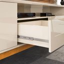 Ver imagem 4 de Rack Com Painel Ripado Para TV 75 Pol Brunt EAX Móveis Off White/Cedro