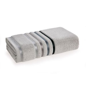 Toalha de Banho Karsten Fio Penteado Max Lumina Mineral/Cinza