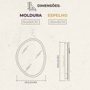 Ver imagem 5 de Espelho Decorativo Organico 64x50 cm em MDF