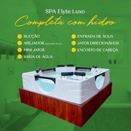 Spa Quadrado Elyte Luxo Completo com Hidro - 3