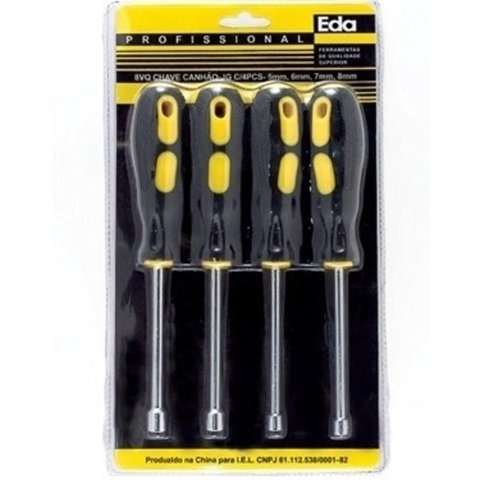 Chave Canhao Jg 4pcs (5/6/7/8mm) 8vq Blister