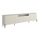Ver imagem 2 de Rack para Sala 4 Portas Brisadas Mdf L220 X A65cm