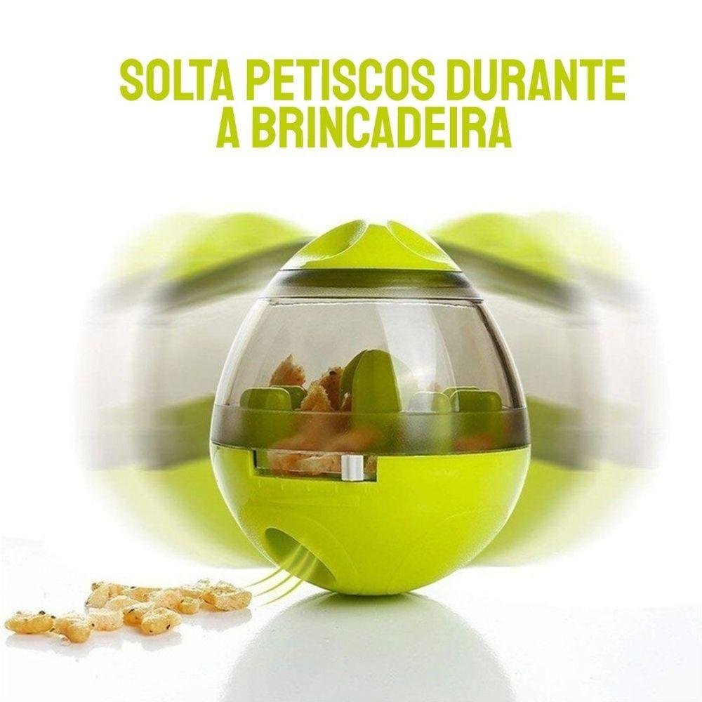 Comedouro Interativo Petisco Ração Cães Gatos Brinquedo Pet - 3