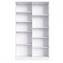 Ver imagem 3 de Armário Multiuso Riviera 4 Portas 8 Prateleiras Branco - Irm Móveis