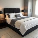 Ver imagem 3 de Cabeceira para Cama Casal Capitonê Suede 1,40x1,19x0,11