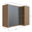 Ver imagem 4 de Armário Aéreo Canto Cozinha Viena