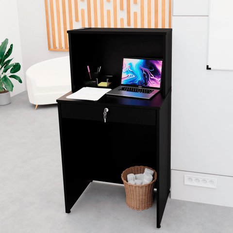 Balcão Caixa Atendimento Comercial Recepção Consultório 60cm