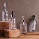 Ver imagem 2 de Porta Sabonete Líquido Álcool Gel de Vidro Sortidos 380 Ml Casa Del Grande