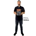 Ver imagem 2 de Quadro Decorativo o Grito de Edvard Munch em Moldura Caixa Tacolado Moldura Caixa Alta 4,5cm Preta C
