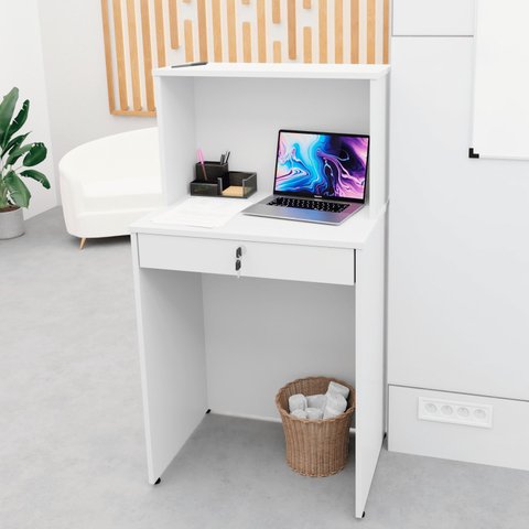 Balcão Caixa Atendimento Comercial Recepção Consultório 60cm