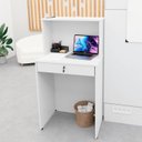 Ver imagem 1 de Balcão Caixa Atendimento Comercial Recepção Consultório 60cm Branco
