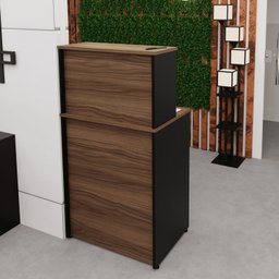 Balcão Caixa Atendimento Comercial Recepção Consultório 60cm - 2