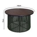 Ver imagem 4 de Mesa Elegante para Area Gourmet com Estrutura em Aluminio Verde Musgo Anne