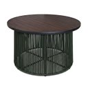 Ver imagem 2 de Mesa Elegante para Area Gourmet com Estrutura em Aluminio Verde Musgo Anne