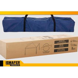 Tenda de Praia Gazebo Desmontável 3x3 Barraca Azul - 6