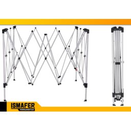 Tenda de Praia Gazebo Desmontável 3x3 Barraca Azul - 3