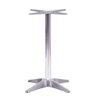 Mesa de Jantar Quadrada 70 cm Tampo Branco em MDP Base Delta - 2