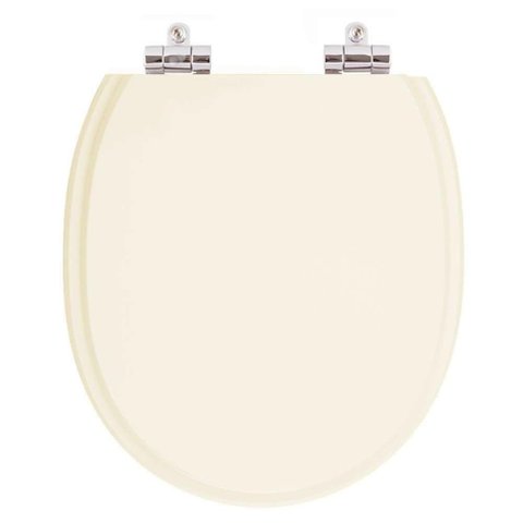 Assento Sanitario com Amortecedor Village Creme para Vaso Deca