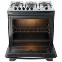 Ver imagem 4 de Fogão 5 Bocas a Gás Dako Supreme com Mesa de Inox e Forno 100l Titanium Bivolt