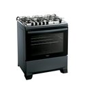Ver imagem 1 de Fogão 5 Bocas a Gás Dako Supreme com Mesa de Inox e Forno 100l Titanium Bivolt