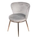 Ver imagem 4 de Cadeira em Veludo Nanda Base em Aço Pintado