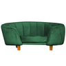 Poltrona Cama Pet Lady Estofada Tecido Veludo:verde - 1