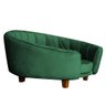 Poltrona Cama Pet Lady Estofada Tecido Veludo:verde - 2