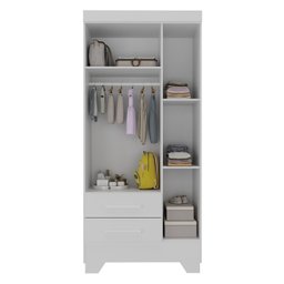 Guarda Roupa Infantil 3 Portas MDP Tic Tac Espresso Móveis - 2