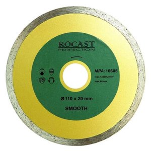 Disco Diamantado Liso Med. 110 20 Ref. 34,0003 Rocast