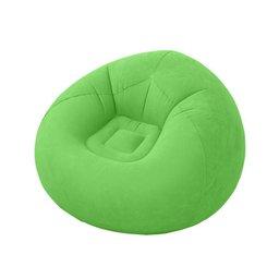 Sofá Poltrona Puff Inflável Deluxe Aveludado Vg+ Verde - 3
