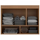 Ver imagem 2 de Armário Aéreo para Quarto 3 Portas 2 Nichos Carvalho Dakar/champanhe 6002 - Soluzione