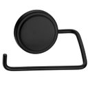 Ver imagem 1 de Porta Papel Higiênico com Adesivo sem Furar Parede em AÇO Future Preto Fosco 142PT