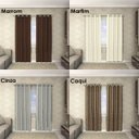 Ver imagem 2 de Cortina Seda Amassada - Quarto e Sala - 4,00m x 2,60m - KB Kauan Bordados Caqui