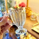 Ver imagem 6 de Jogo de Xícaras de Café 6 Peças Taças Pequenas 100ml Cristal Imperial Lyor Casa Cafeteria